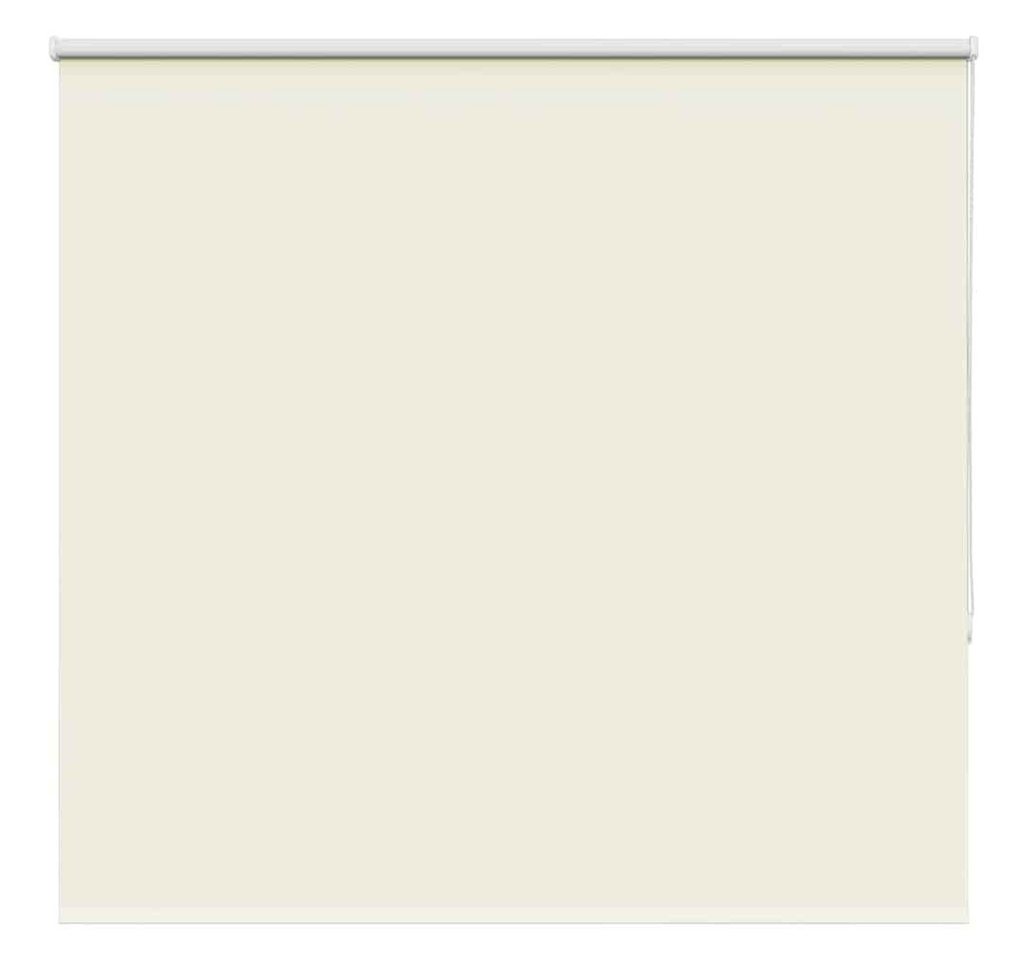 Verdunklungsrollo, vidaXL, Verdunkelungsrollo Cremeweiß 150x175cm Stoffbreite 146,6cm von vidaXL