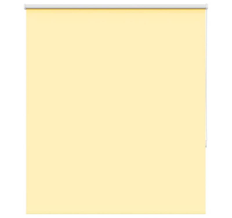 Verdunklungsrollo, vidaXL, Verdunkelungsrollo Gelb 140x150cm Stoffbreite 136,6cm Polyester von vidaXL