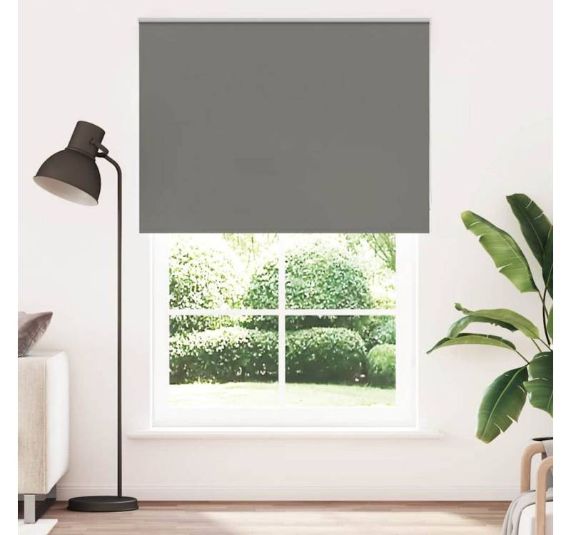 Verdunklungsrollo, vidaXL, Verdunkelungsrollo Grau 150x230cm Stoffbreite 146,6cm Polyester von vidaXL
