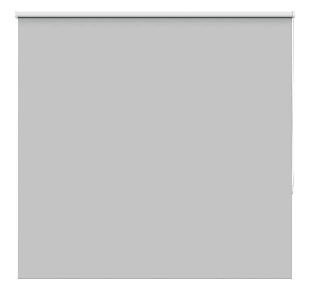 Verdunklungsrollo, vidaXL, Verdunkelungsrollo Hellgrau 150x130cm Stoffbreite 146,6cm von vidaXL