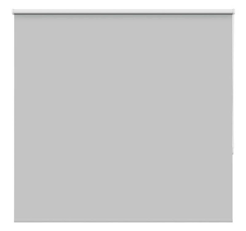 Verdunklungsrollo, vidaXL, Verdunkelungsrollo Hellgrau 150x130cm Stoffbreite 146,6cm von vidaXL