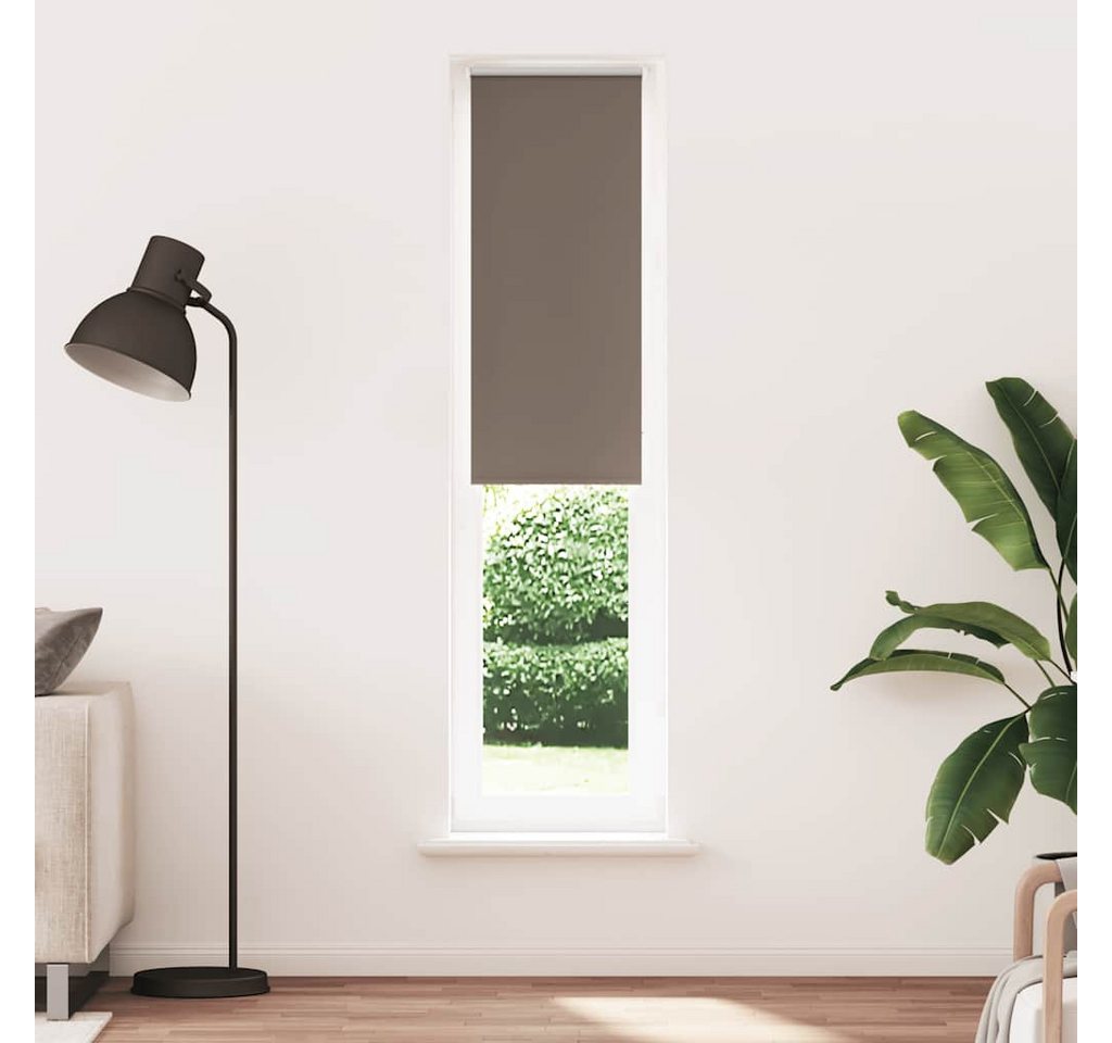 Verdunklungsrollo, vidaXL, Verdunkelungsrollo Kaffeebraun 50x230 cm Stoffbreite 45,7 cm von vidaXL