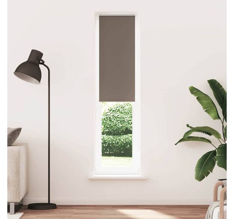 Verdunklungsrollo, vidaXL, Verdunkelungsrollo Kaffeebraun 50x230 cm Stoffbreite 45,7 cm von vidaXL