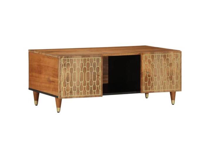 Vidaxl vidaXL Couchtisch Couchtisch 100x54x40 cm Massivholz (1-St), braun von vidaXL