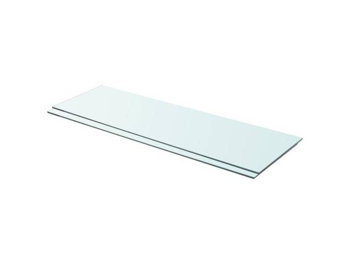 Vidaxl vidaXL Regal Regalböden 2 Stk Glas Transparent 90 x 30 cm, weiß von vidaXL