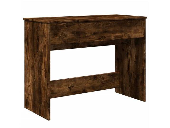 Vidaxl vidaXL Schminktisch Schminktisch mit Spiegel Räuchereiche 100x45x76 cm (1-St) von vidaXL