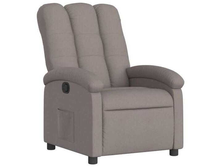 Vidaxl vidaXL Sessel Relaxsessel Taupe Stoff (1-St) von vidaXL