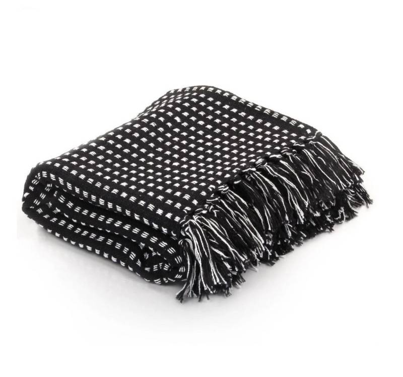Wohndecke Kuscheldecke Couchdecke Sofadecke Wohndecke Baumwolle Kariert 220 x 25, vidaXL von vidaXL