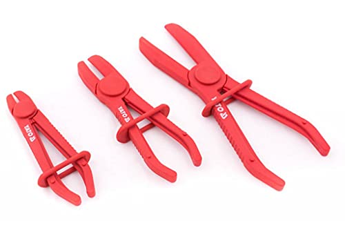 Yato Profi Schlauchklemmensatz Schlauchklemmen Schlauch Abklemmzange Set 3-tlg. von YATO