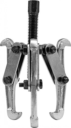 Yato 75mm Gear Puller, Schwarz, 0.36 kg, Holzgriff, Modern, Gearpuller von YATO