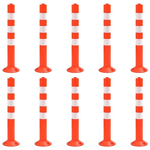 vidaXL 10x Absperrpfosten Leitzylinder Leitpfosten Absperrung Warnpfosten Absperrpoller Parkplatz Flexible Pfosten Poller Verkehrspoller 75cm PE vidaXL 10x Absperrpfosten Leitzylinder Leitpfosten Absperrung Warnpfosten Absperrpoller Parkplatz Flexible Pfosten Poller Verkehrspoller 75cm PE von vidaXL