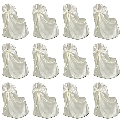 vidaXL 12x Stuhlhusse für Hochzeit Bankett Stuhlhussen Stuhlbezug Hussen Husse Stuhl Bezug Stuhlüberwurf Stuhlbezug Stuhlüberzug Creme vidaXL 12x Stuhlhusse für Hochzeit Bankett Stuhlhussen Stuhlbezug Hussen Husse Stuhl Bezug Stuhlüberwurf Stuhlbezug Stuhlüberzug Creme von vidaXL
