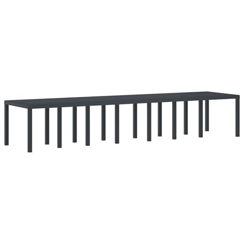 vidaXL 15-teiliges Garten-ESS-Set Braun Poly Rattan, Gartenstühle 2 Stück Braun Poly Rattan, Gartenstühle von vidaXL