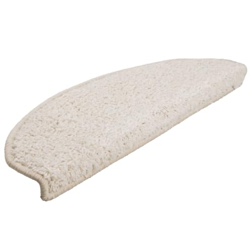 vidaXL 15x Stufenmatte Halbrund rutschfest Stufenmatten Treppenmatten Treppenteppich Stufenschoner Treppenschoner Treppenschutz Matte Weiß 65x21x4cm vidaXL 15x Stufenmatte Halbrund rutschfest Stufenmatten Treppenmatten Treppenteppich Stufenschoner Treppenschoner Treppenschutz Matte Weiß 65x21x4cm von vidaXL