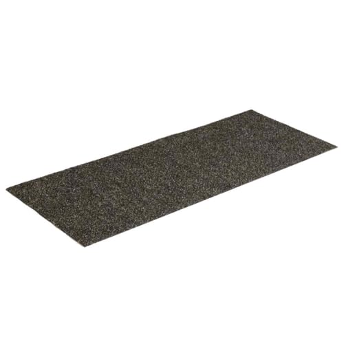 vidaXL 15x Treppenmatte Selbstklebend Rechteckig Treppenschutz Treppenmatten Stufenmatten Treppenteppich Treppenschoner 60x25cm Graubraun von vidaXL