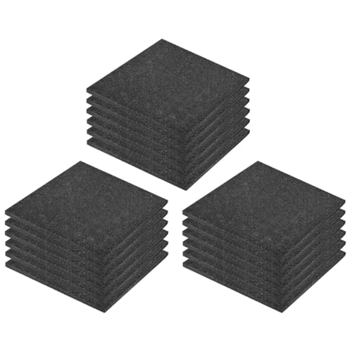 vidaXL 18x Fallschutzmatte Gummi 50x50x3cm Schwarz Matte Gummimatte Spielplatz vidaXL 18x Fallschutzmatte Gummi 50x50x3cm Schwarz Matte Gummimatte Spielplatz von vidaXL