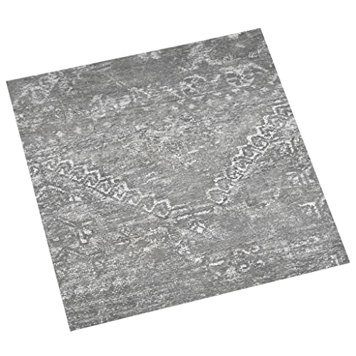 vidaXL 20x PVC Fliesen Selbstklebend Vinyl-Fliesen Bodenbelag Vinylboden Laminat Dielen Fußboden Laminatboden Fliese Bodenfliesen 1,86m² Betongrau von vidaXL