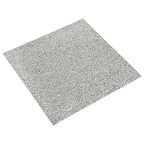 vidaXL 20x Teppichfliesen Selbstliegend Bodenbelag Teppichboden Teppich Fliese Fliesen Schutzmatten Matten Teppichplatten 5m² 50x50cm Hellgrau vidaXL 20x Teppichfliesen Selbstliegend Bodenbelag Teppichboden Teppich Fliese Fliesen Schutzmatten Matten Teppichplatten 5m² 50x50cm Hellgrau von vidaXL