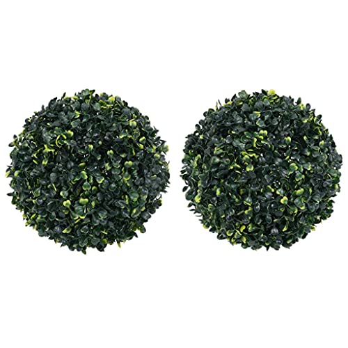 vidaXL 2X Buchsbaumkugel Künstlich Dekopflanze Buchskugel Kunstpflanze Buchsbaumkugeln Kunstbaum Zimmerpflanze Grünpflanze Deko 45cm vidaXL 2X Buchsbaumkugel Künstlich Dekopflanze Buchskugel Kunstpflanze Buchsbaumkugeln Kunstbaum Zimmerpflanze Grünpflanze Deko 45cm von vidaXL