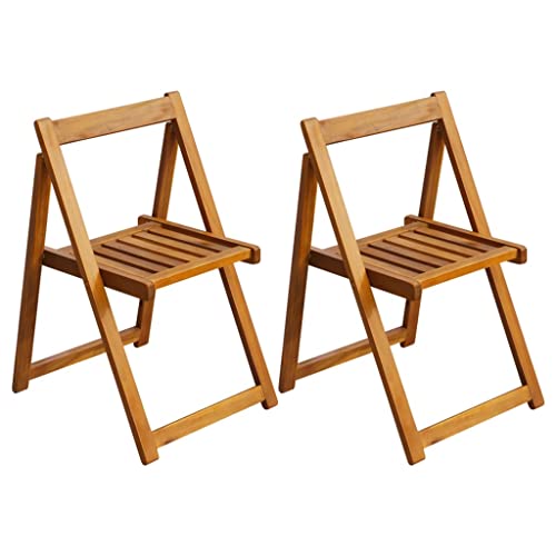 vidaXL 2X Gartenstuhl Klappstuhl Gartenstühle Holzstühle Gartenmöbel Akazienholz vidaXL 2X Gartenstuhl Klappstuhl Gartenstühle Holzstühle Gartenmöbel Akazienholz von vidaXL