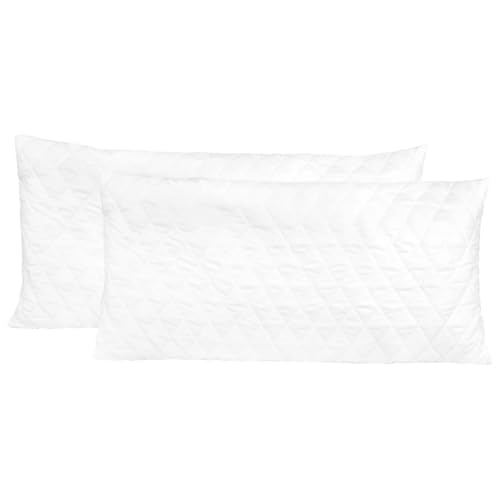 vidaXL 2X Kissen Orthopädisches Kopfkissen Nackenstützkissen Schlafkissen Nackenkissen Stützkissen Schaumkissen 80x40x14cm Memory-Schaum von vidaXL