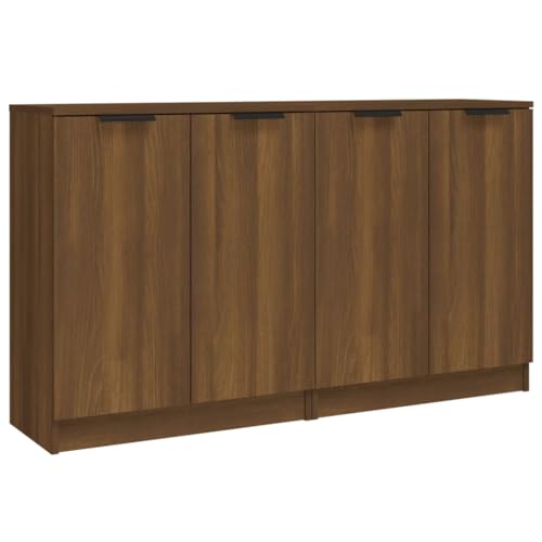vidaXL 2X Sideboard mit Türen Kommode Anrichte Schrank Beistellschrank Mehrzweckschrank Standschrank Braun Eichen-Optik 60x30x70cm Holzwerkstoff vidaXL 2X Sideboard mit Türen Kommode Anrichte Schrank Beistellschrank Mehrzweckschrank Standschrank Braun Eichen-Optik 60x30x70cm Holzwerkstoff von vidaXL