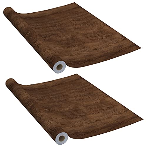 vidaXL 2X Türfolie Selbstklebend Holzoptik Opak Klebefolie Möbelfolie Tür Folie Dekofolie Türaufkleber Türtapete Dunkle Eiche 210x90cm PVC vidaXL 2X Türfolie Selbstklebend Holzoptik Opak Klebefolie Möbelfolie Tür Folie Dekofolie Türaufkleber Türtapete Dunkle Eiche 210x90cm PVC von vidaXL