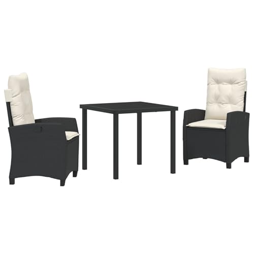 vidaXL 5-teiliges Garten-Essgruppen-Set mit Kissen - Beiger Poly-Rattan vidaXL 5-teiliges Garten-Essgruppen-Set mit Kissen - Beiger Poly-Rattan von vidaXL