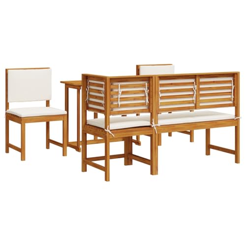 vidaXL 5-teiliges Garten Essset Massivholz Akazie Rustikale Oberfläche Faltbares Design Ideal für draußen Langlebige Konstruktion Perfekt für kleine Treffen Möbel für Terrasse kompakt wetterfest vidaXL 5-teiliges Garten Essset Massivholz Akazie Rustikale Oberfläche Faltbares Design Ideal für draußen Langlebige Konstruktion Perfekt für kleine Treffen Möbel für Terrasse kompakt wetterfest von vidaXL