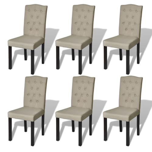 vidaXL 6X Esszimmerstuhl Stoff Kamel Küchenstuhl Stuhlset Esszimmerstühle Esszimmer Stühle Stuhl Set Küchenstühle Esszimmermöbel Essstuhl Essstühle vidaXL 6X Esszimmerstuhl Stoff Kamel Küchenstuhl Stuhlset Esszimmerstühle Esszimmer Stühle Stuhl Set Küchenstühle Esszimmermöbel Essstuhl Essstühle von vidaXL