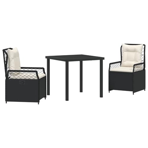 vidaXL 9-teiliges Garten-Dining-Set Beige Poly Rattan von vidaXL