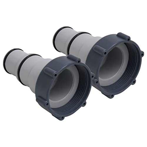 vidaXL Adapter für Poolschlauch 2 Stk. Kunststoff von vidaXL