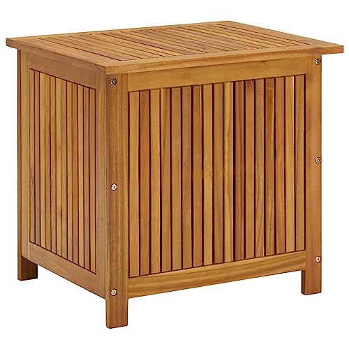 vidaXL Akazienholz Massiv Garten Aufbewahrungsbox Auflagenbox Gartentruhe Kissenbox Gartenbox Kissentruhe Gartentruhe Truhe 60x50x58cm von vidaXL