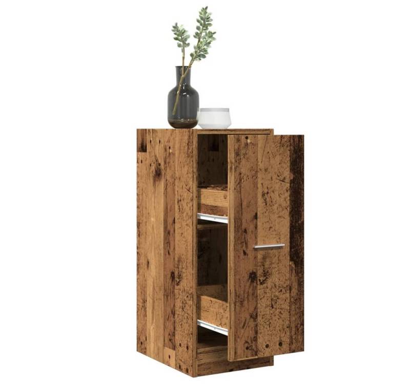 vidaXL Aktenschrank Apothekerschrank Altholz-Optik 30x41x77,5 cm Spanplatte von vidaXL