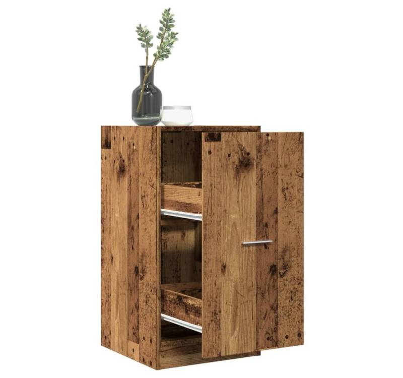 vidaXL Aktenschrank Apothekerschrank Altholz-Optik 40x41x77,5 cm Spanplatte von vidaXL