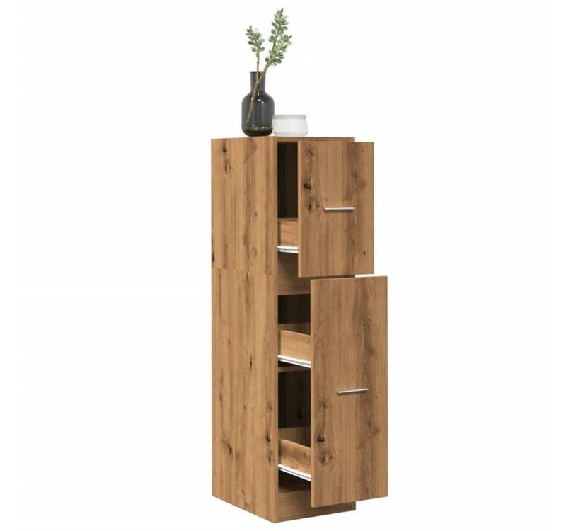 vidaXL Aktenschrank Apothekerschrank Artisan-Eiche 30x41x118 cm Spanplatte von vidaXL