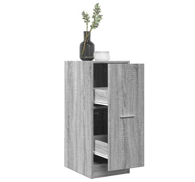 vidaXL Aktenschrank Apothekerschrank Grau Sonoma 30x41x77,5 cm Spanplatte von vidaXL