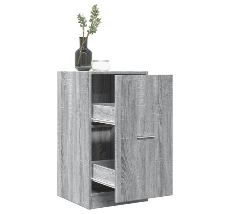 vidaXL Aktenschrank Apothekerschrank Grau Sonoma 40x41x77,5 cm Spanplatte von vidaXL