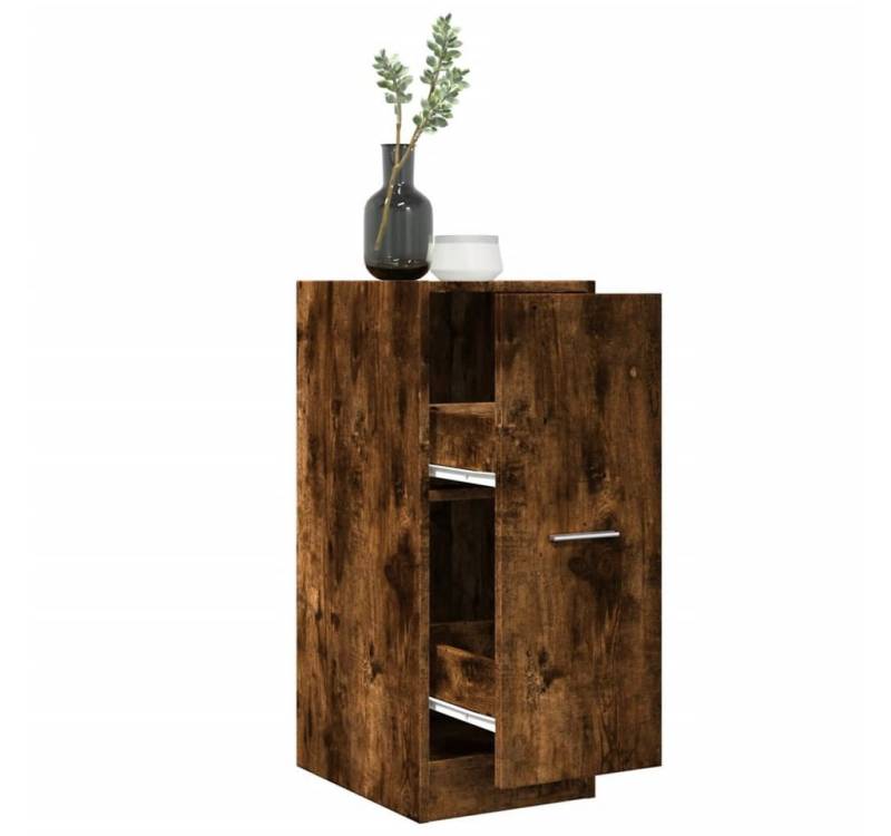 vidaXL Aktenschrank Apothekerschrank Räuchereiche 30x41x77,5 cm Spanplatte von vidaXL