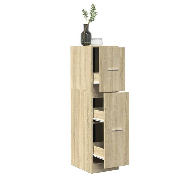 vidaXL Aktenschrank Apothekerschrank Sonoma Eiche 30x41x118 cm Spanplatte von vidaXL