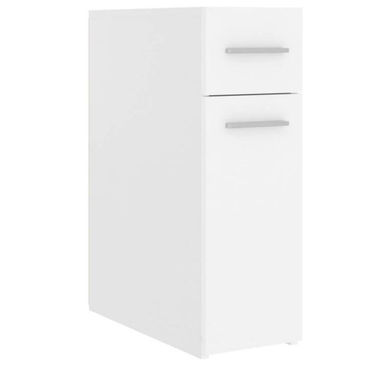 vidaXL Aktenschrank Apothekerschrank Weiß 20x45,5x60 cm Spanplatte von vidaXL