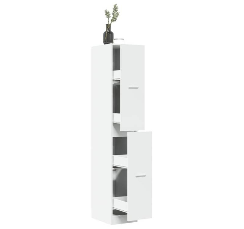 vidaXL Aktenschrank Apothekerschrank Weiß 30x41x174,5 cm Spanplatte von vidaXL
