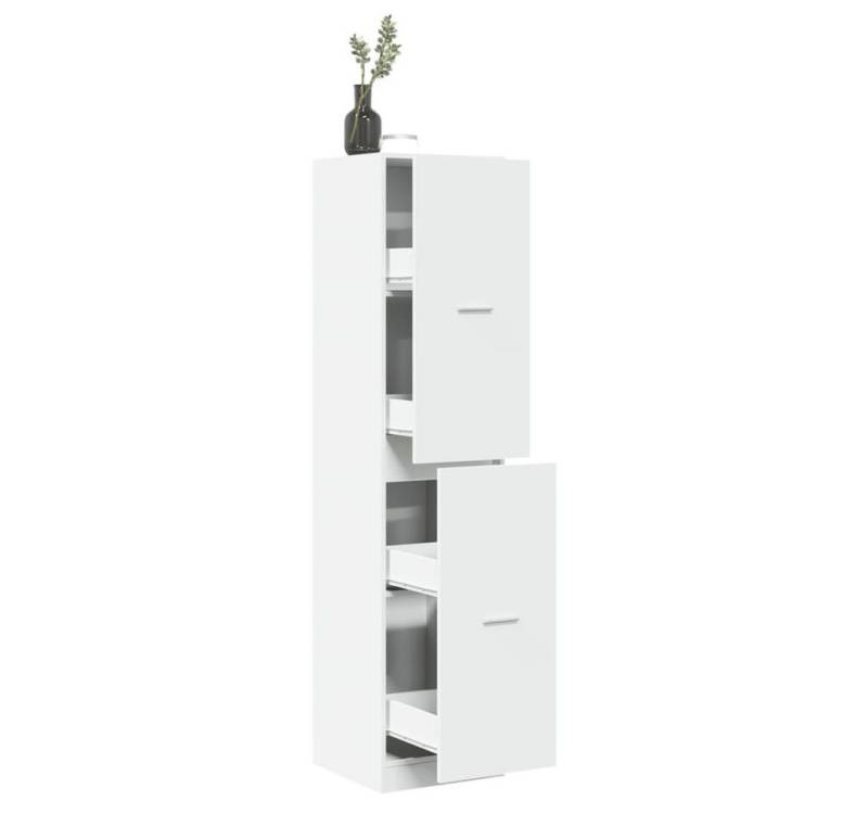 vidaXL Aktenschrank Apothekerschrank Weiß 40x41x174,5 cm Spanplatte von vidaXL
