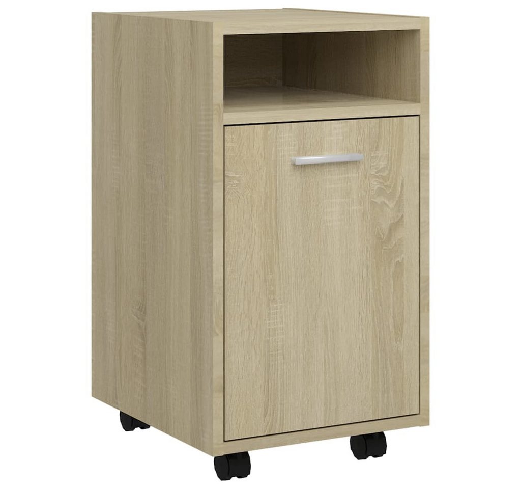 vidaXL Aktenschrank Beistellschrank mit Rollen Sonoma Eiche 33x38x60 cm Spanplatte vidaXL Aktenschrank Beistellschrank mit Rollen Sonoma Eiche 33x38x60 cm Spanplatte von vidaXL
