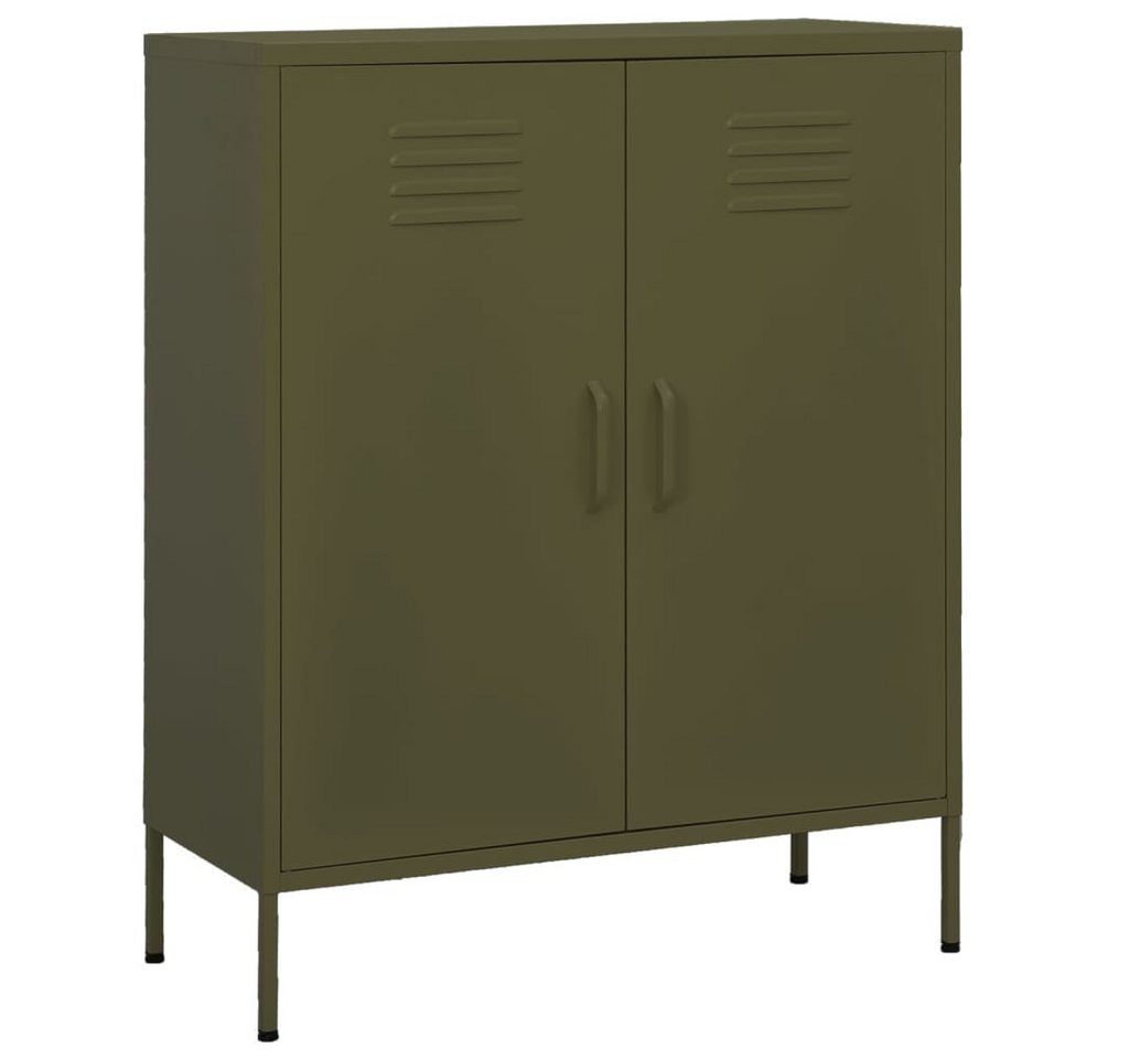 vidaXL Aktenschrank Lagerschrank Olivgrün 80x35x101,5 cm Stahl vidaXL Aktenschrank Lagerschrank Olivgrün 80x35x101,5 cm Stahl von vidaXL