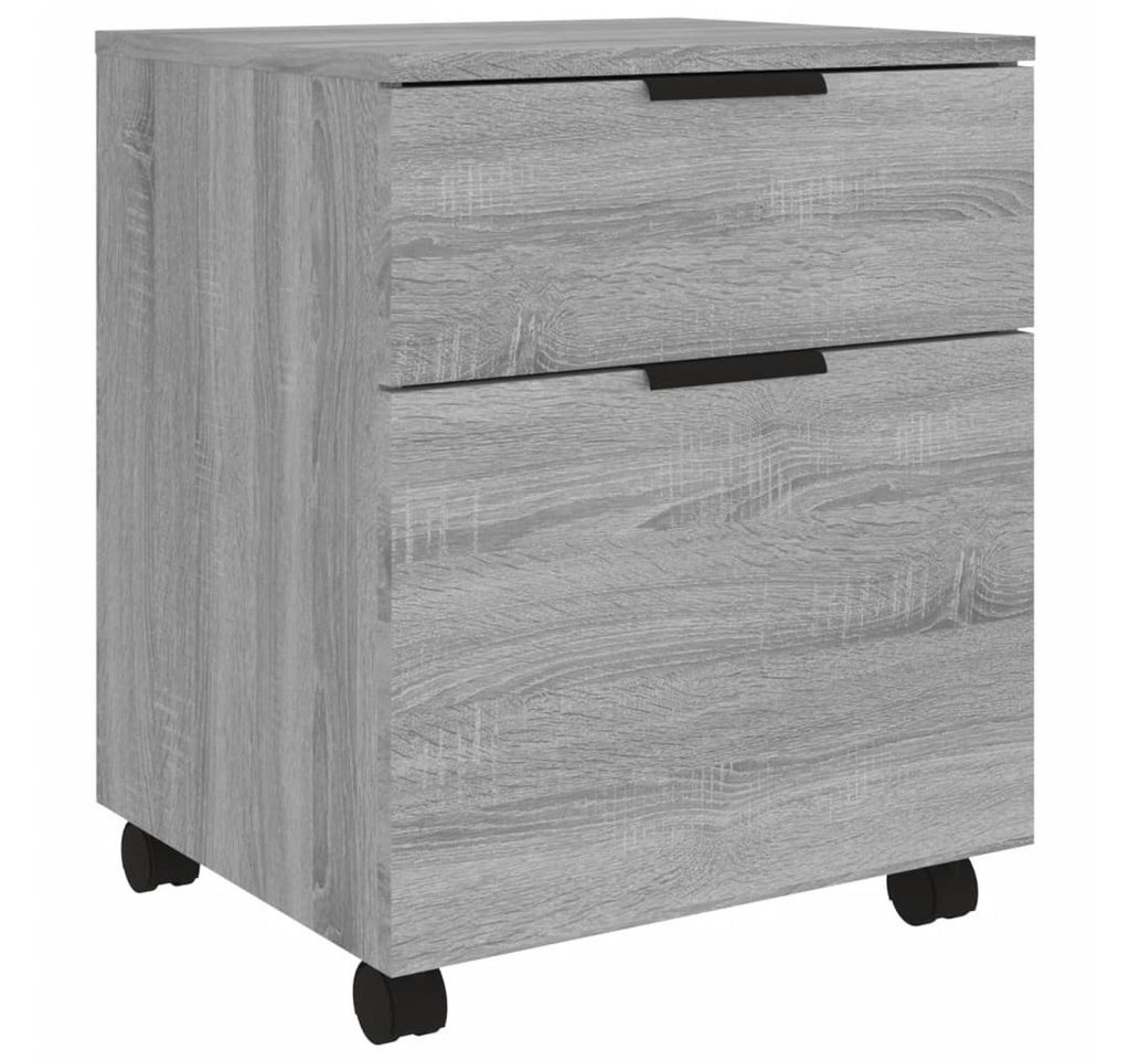 vidaXL Aktenschrank Mobiler Aktenschrank mit Rollen Grau Sonoma 45x38x54 cm vidaXL Aktenschrank Mobiler Aktenschrank mit Rollen Grau Sonoma 45x38x54 cm von vidaXL