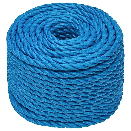 vidaXL Arbeitsseil blau 10 mm 50 m Polypropylen von vidaXL