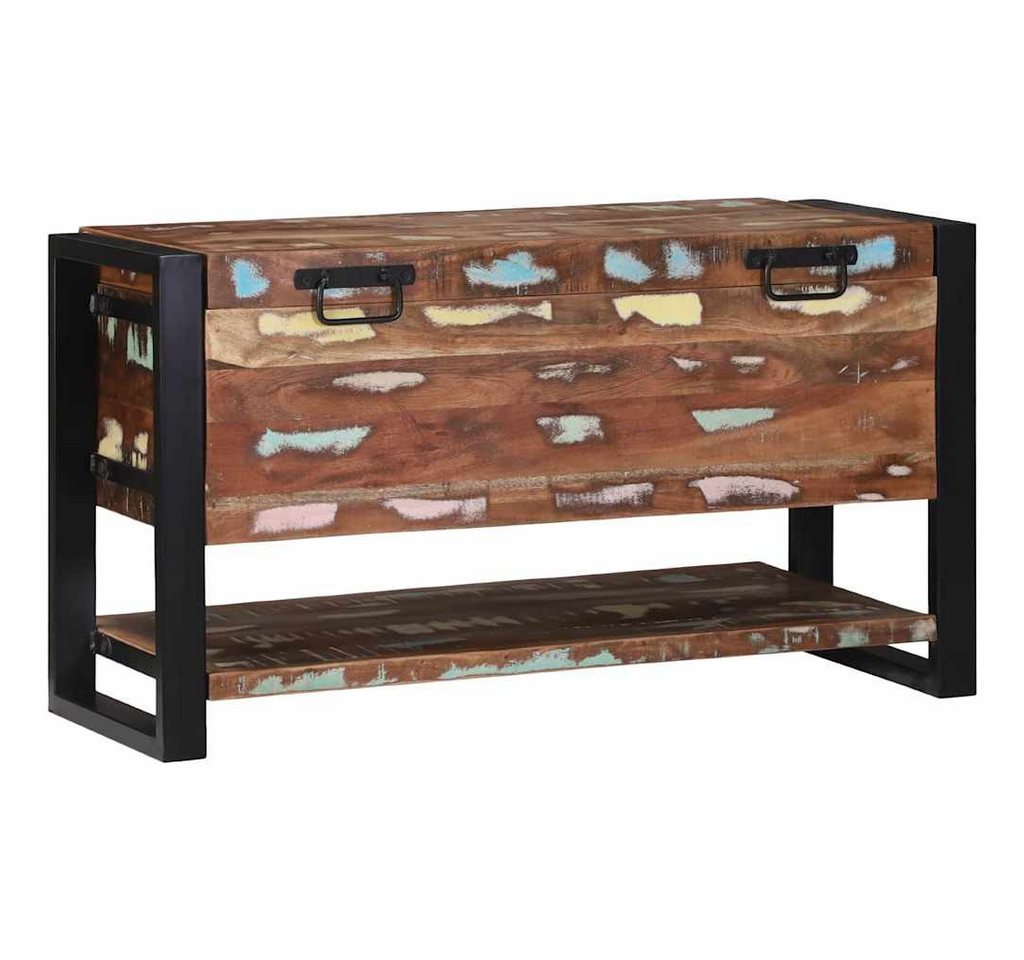 vidaXL Aufbewahrungsbox Aufbewahrungsbox Mehrfarbig 80 x 35 x 45 cm Massivholz Altholz (1 St) von vidaXL