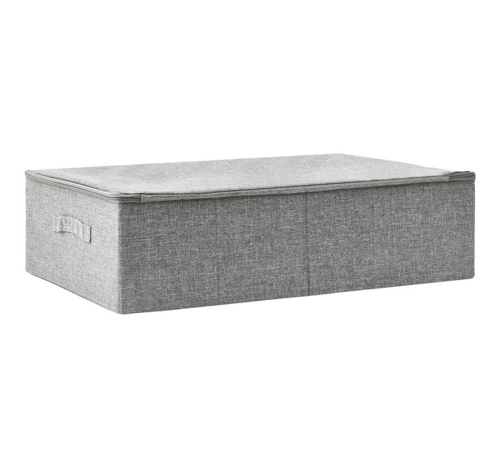 vidaXL Aufbewahrungsbox Aufbewahrungsbox Stoff 70x40x18 cm Grau (1 St) von vidaXL