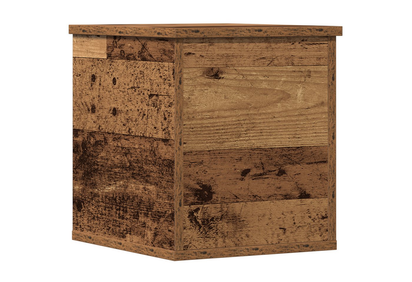 vidaXL Aufbewahrungsbox Aufbewahrungsbox mit Deckel Altholz 30x35x35 cm Holzwerkstoff (1 St) von vidaXL